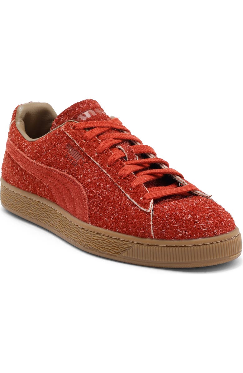 PUMA x Daniëlle Cathari Fuzzy Suede Sneaker, Main, color, Mars Red