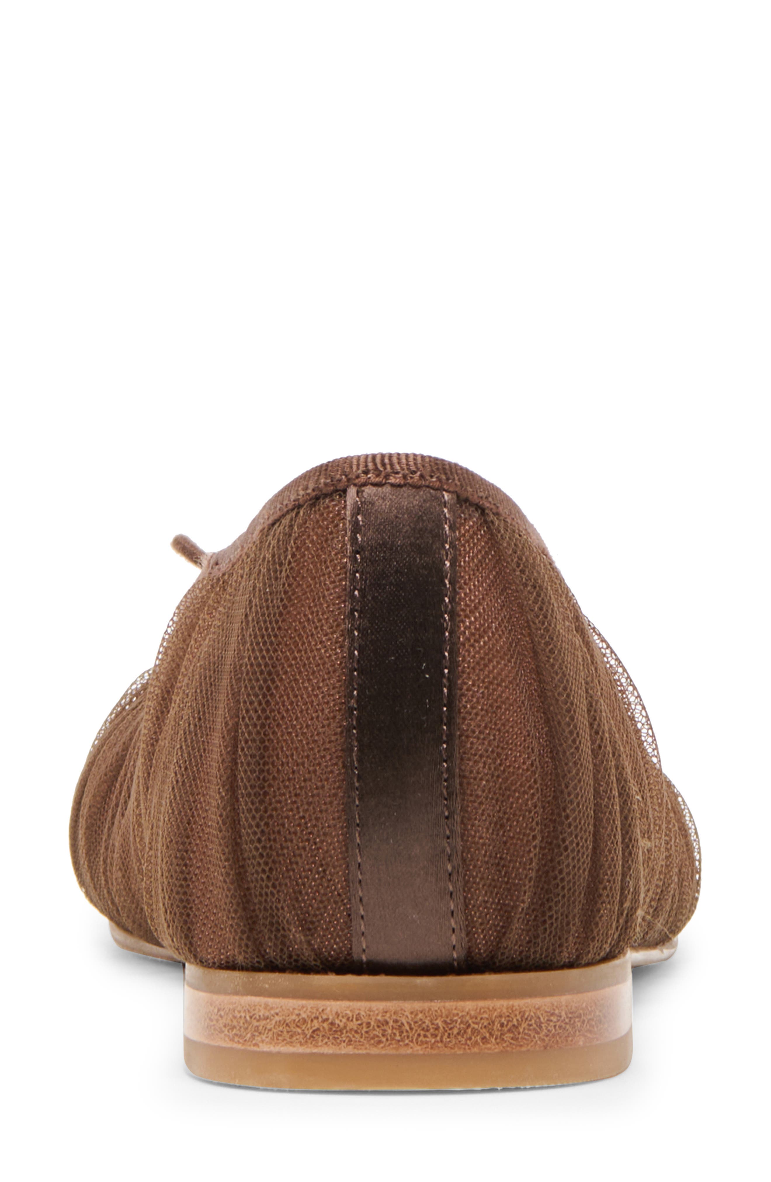 Dolce Vita Cianna Ballet Flat, Alternate, color, Dark Brown Tulle