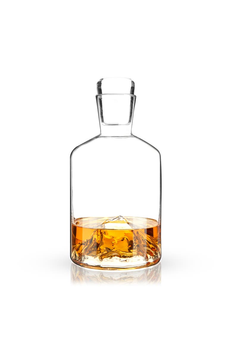 Mountain Crystal Liquor Decanter, Alternate, color, Clear
