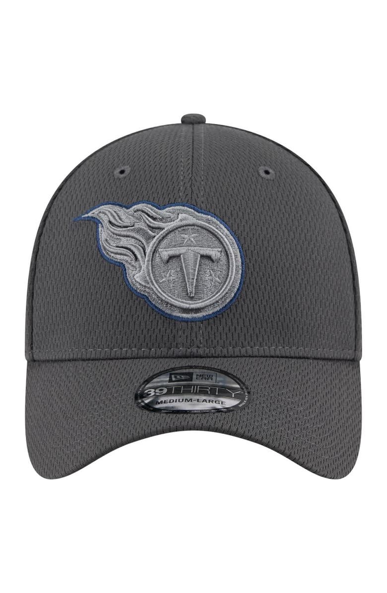 New Era Men's New Era Graphite Tennessee Titans Main 39THIRTY Flex Hat, Alternate, color,