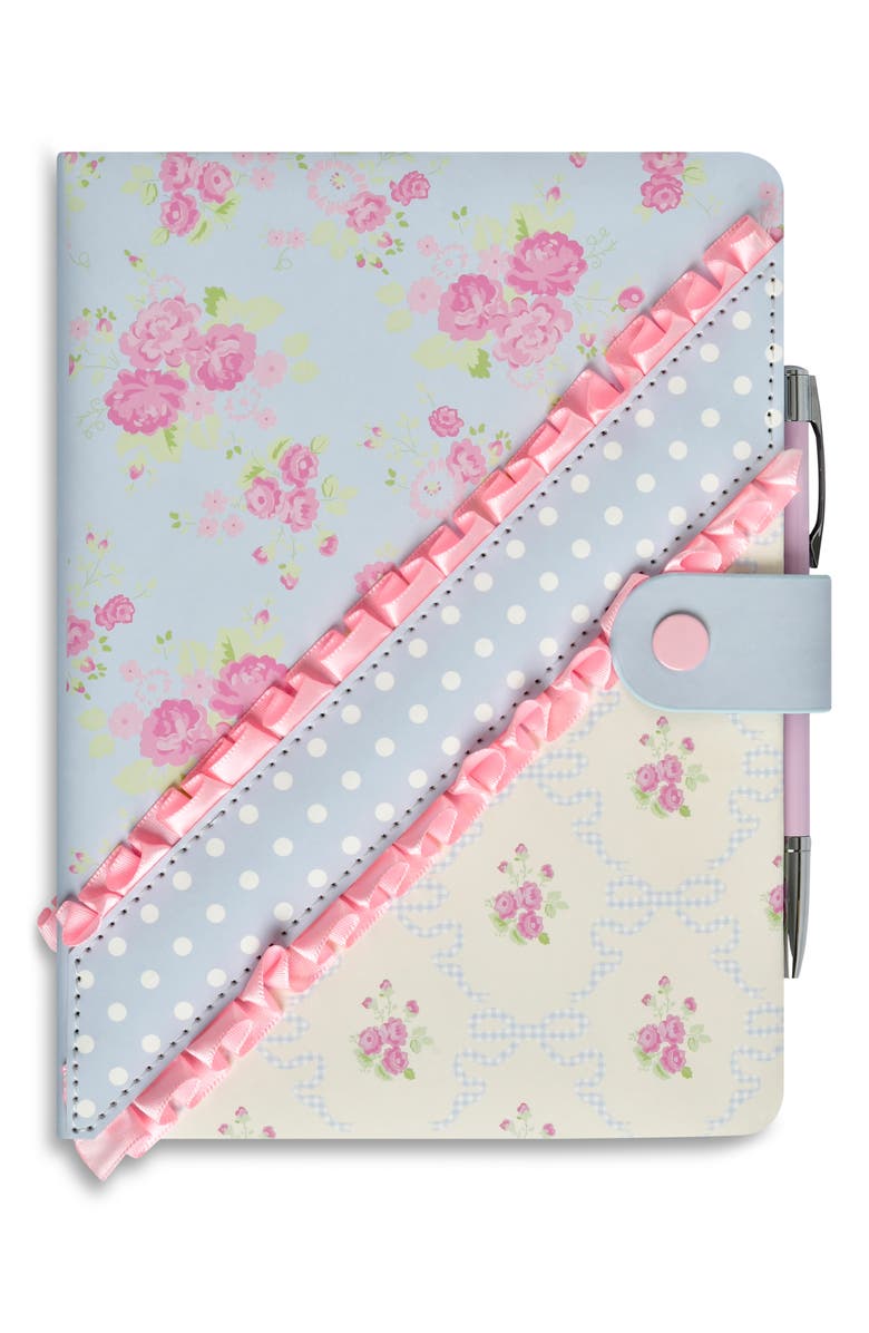 Iscream Kids' Ditsy Floral Journal, Main, color, Blue Multi