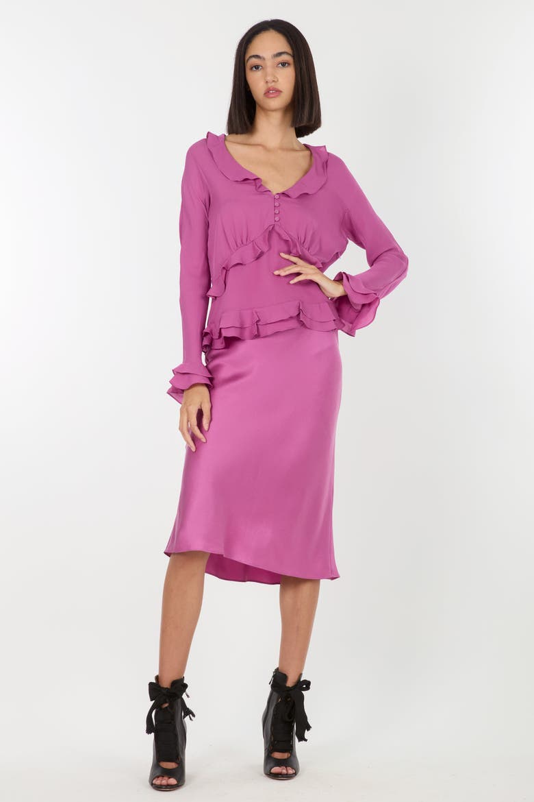 Sander Blouse, Main, color, Plum