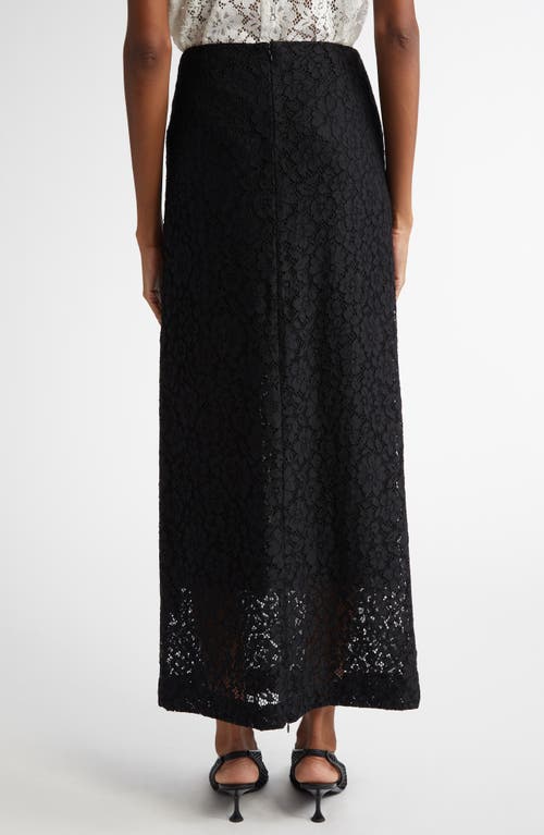 Proenza Schouler Jasmine Stretch-lace Maxi Skirt In Black