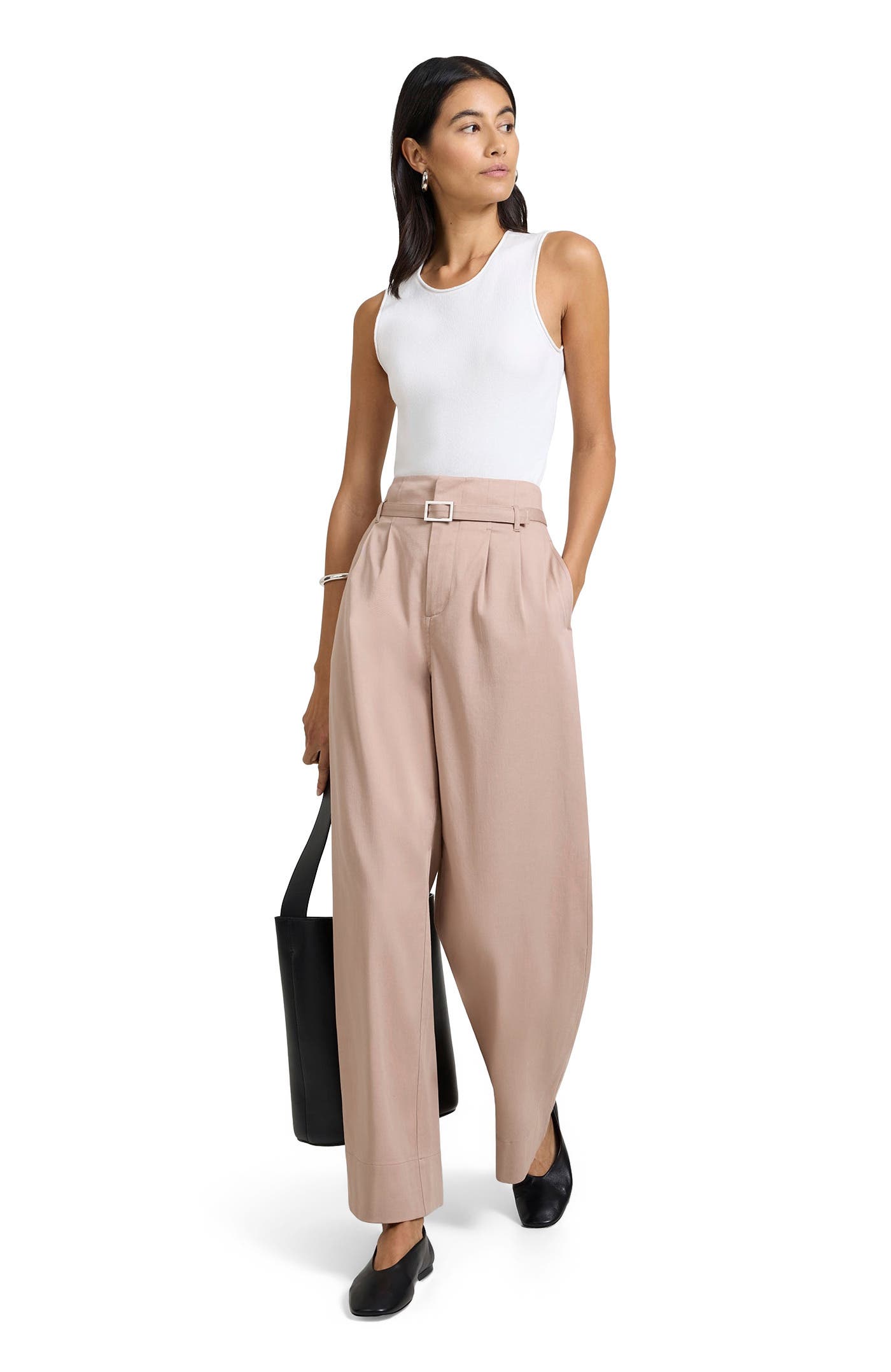 Lyocell Paperbag Trouser