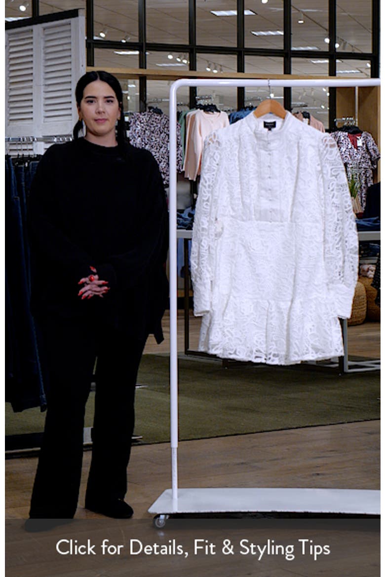 Remy Lace Long Sleeve Minidress video