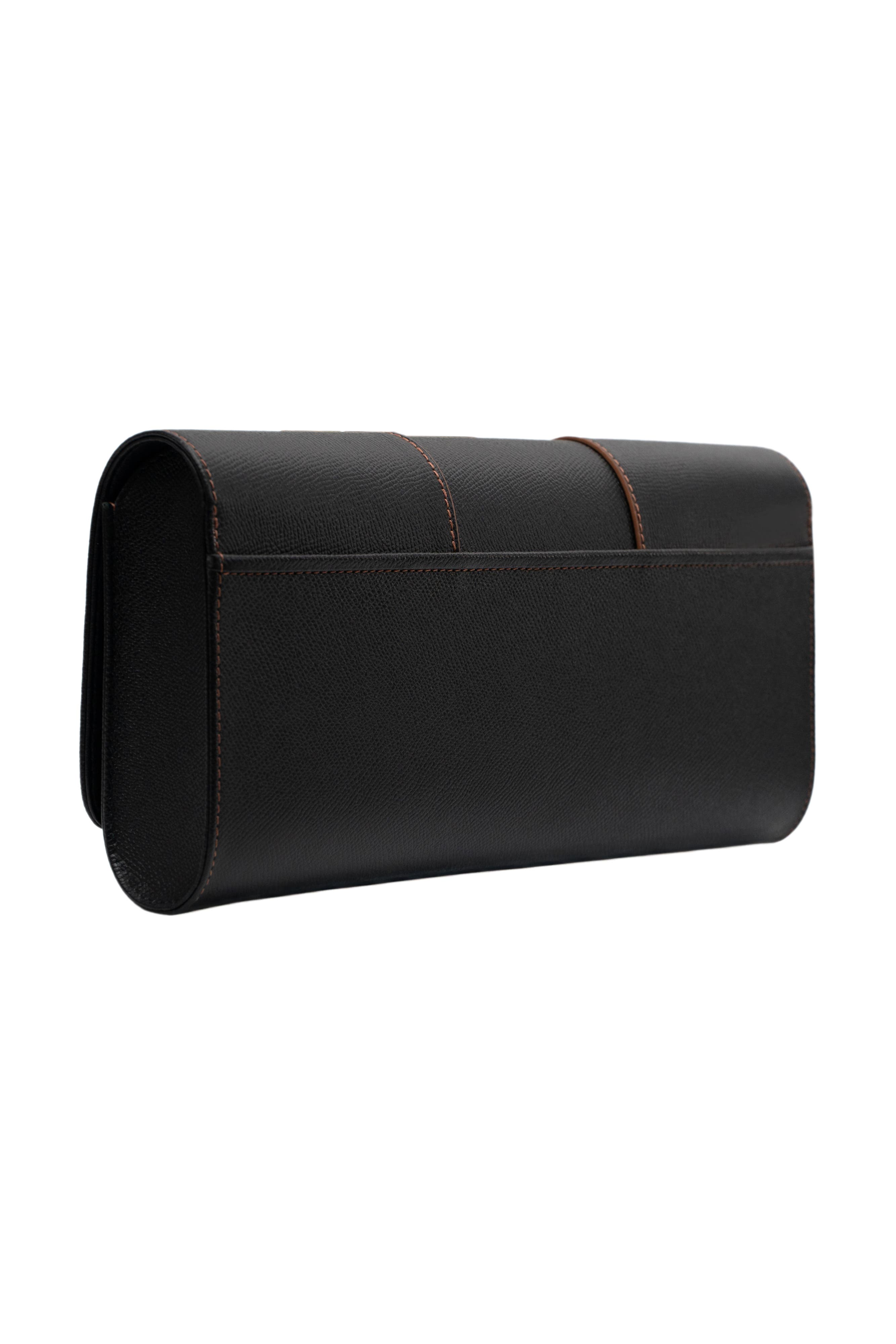 PERRIN PARIS Le Cabriolet Clutch Classic, Alternate, color, Black / Auburn