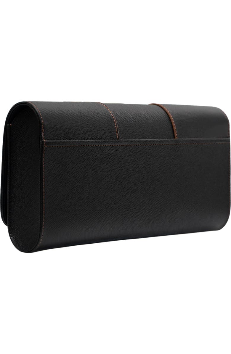 PERRIN PARIS Le Cabriolet Clutch Classic, Alternate, color, Black / Auburn