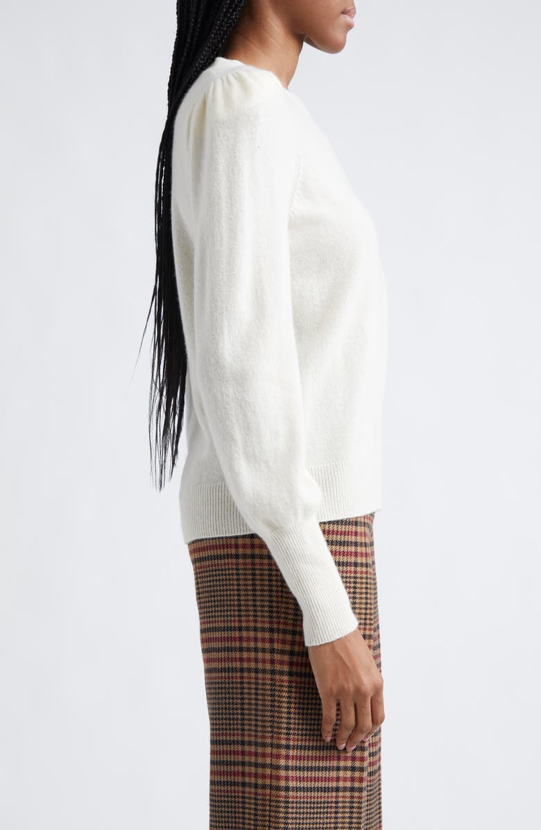 Veronica Beard Nelia Cashmere Sweater, Alternate, color, Ivory