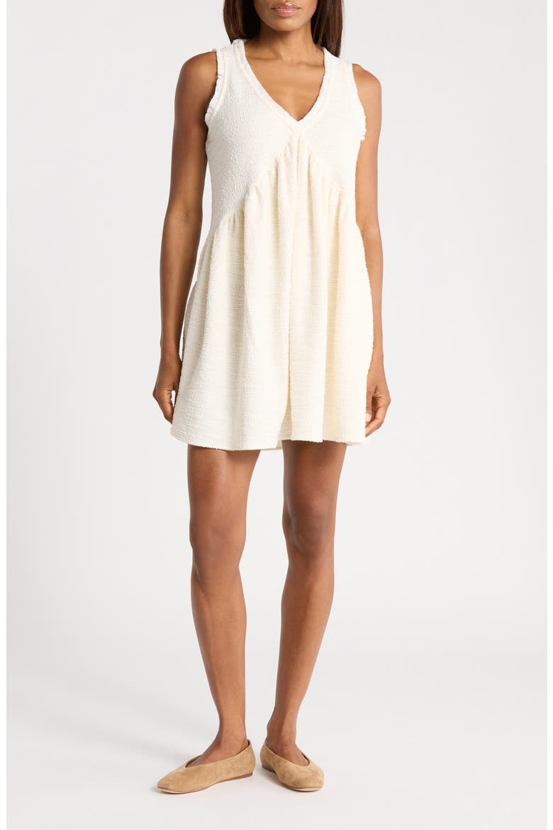 Sleeveless Minidress, Main, color, NATURAL