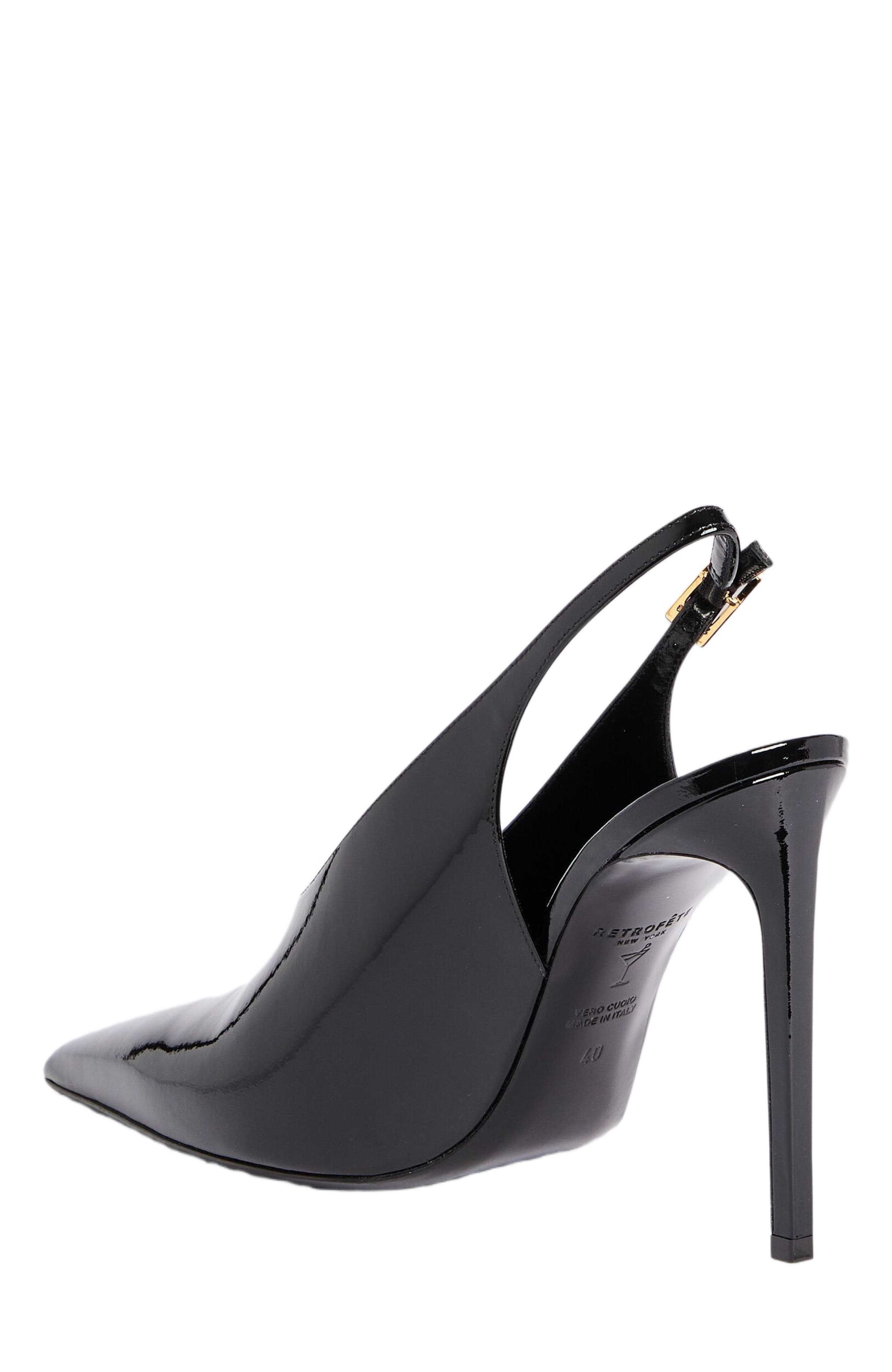 Retrofête Celia Leather Slingback, Alternate, color, 