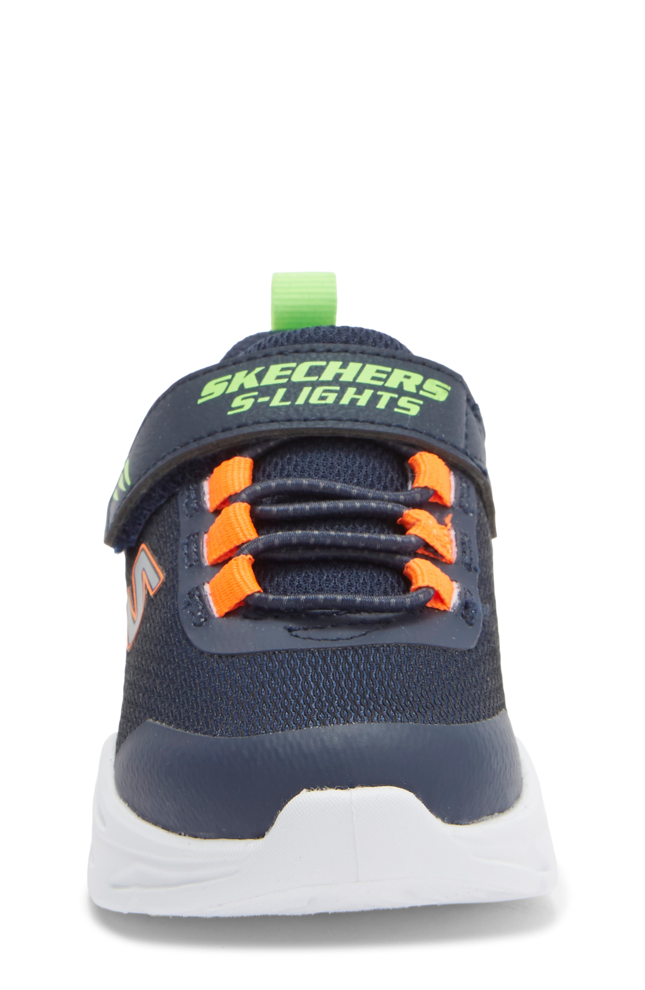 Kids' S-Lights® Glide-Step® Lights Sneaker, Alternate, color, NAVY MULTI