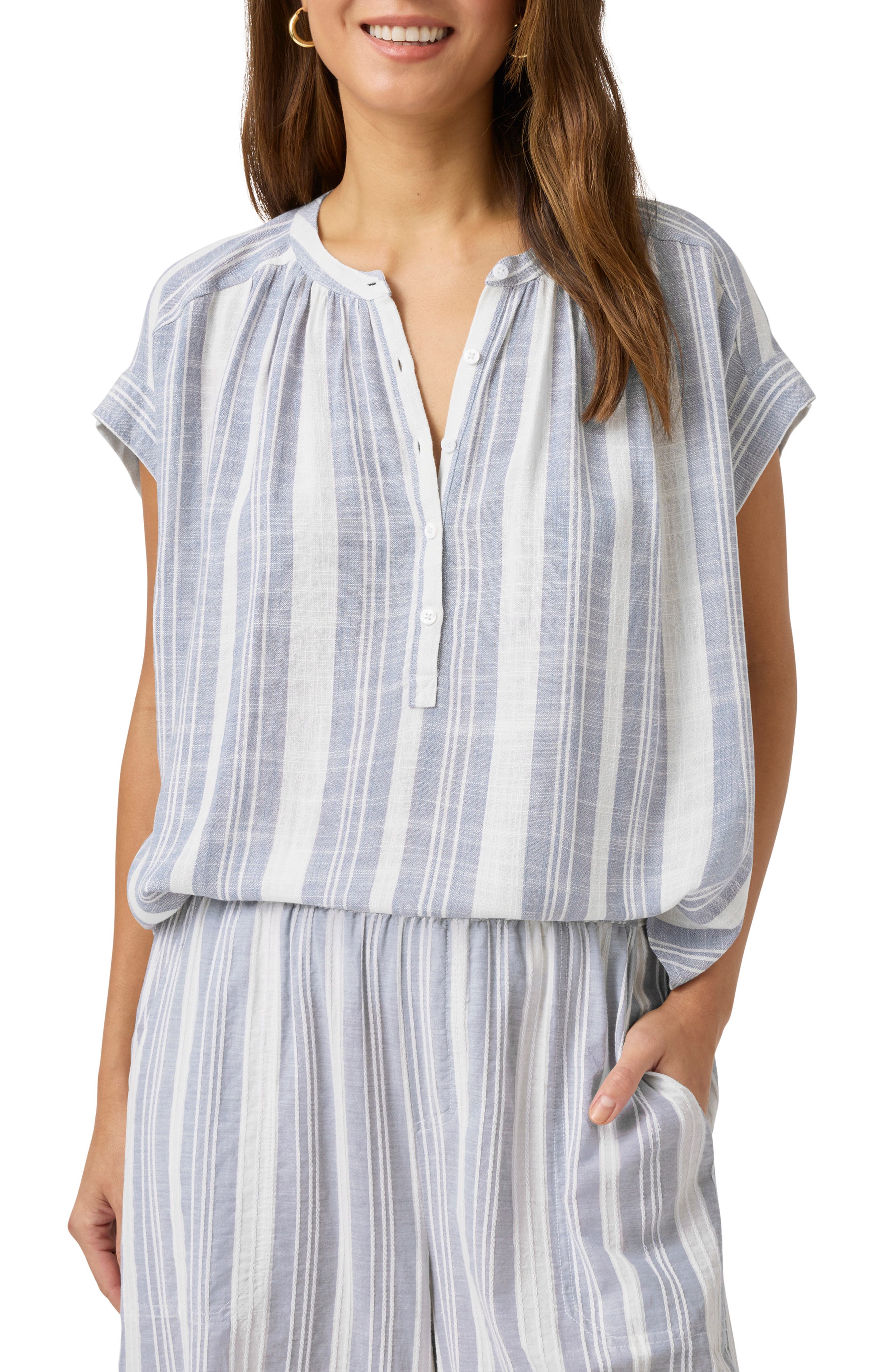 Splendid Raegan Stripe Relaxed Top