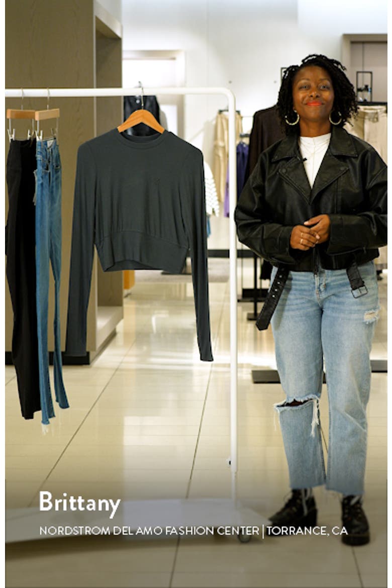 Free Play Long Sleeve Rib Crop T-Shirt video