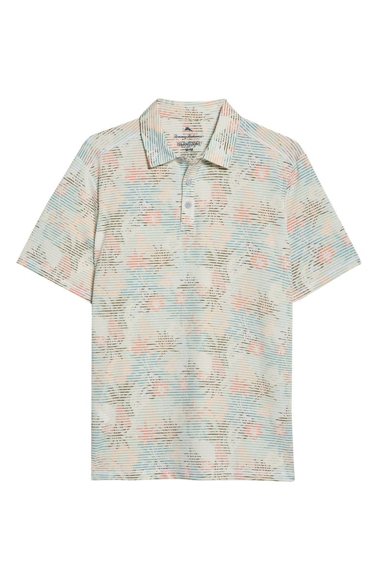 Tommy Bahama Costa Wave Palm Azul Seersucker Stripe IslandZone<sup>®</sup> Polo, Main, color, Light Rosemary