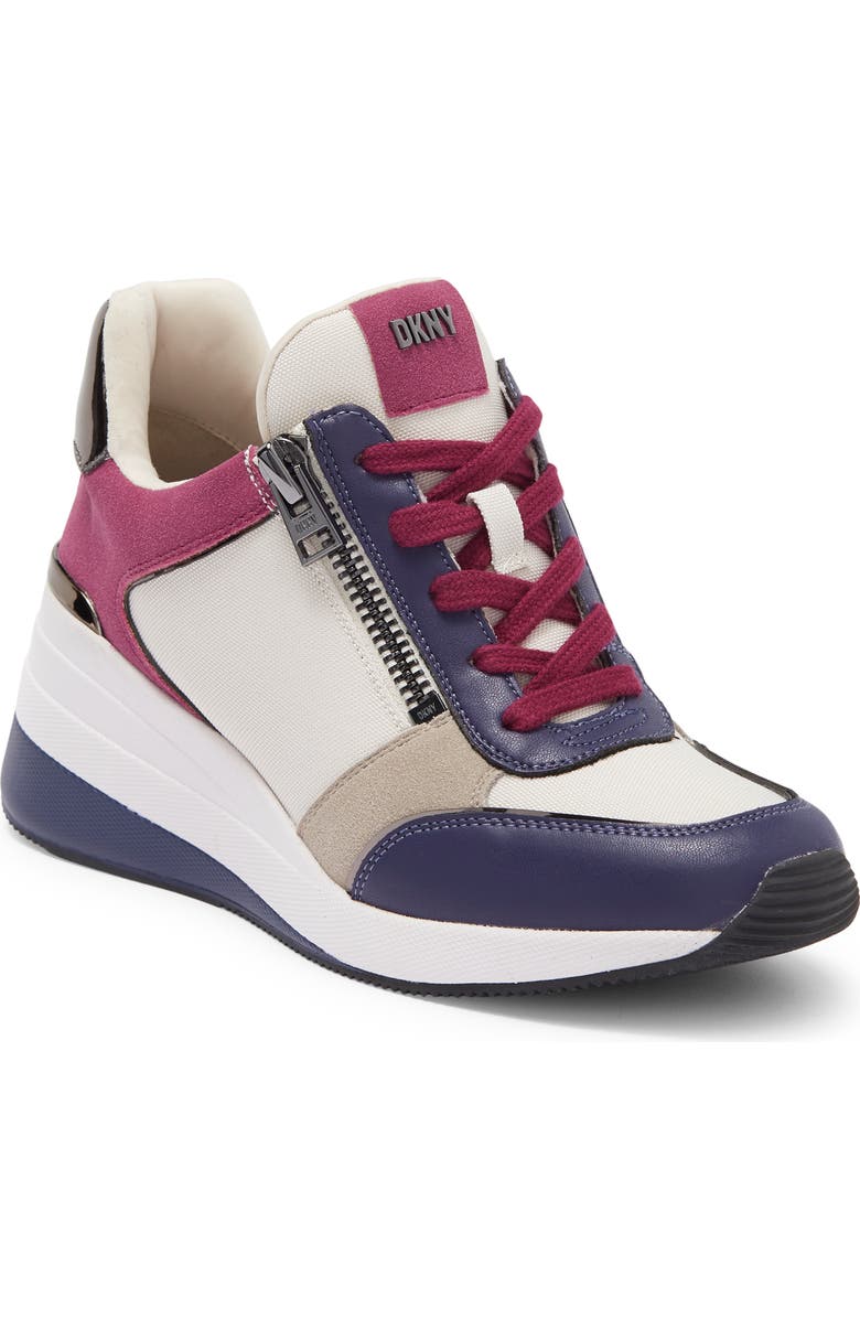 DKNY Wedge Sneaker, Main, color,