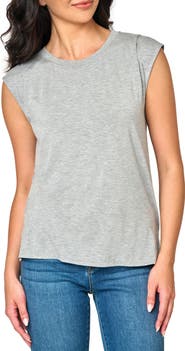 GIBSONLOOK Luxe Essentials Cap Sleeve T-Shirt