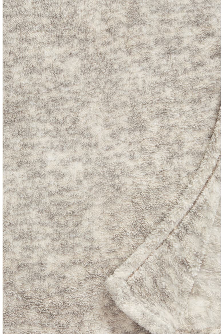 Heathered Throw Blanket, Alternate, color, GREY