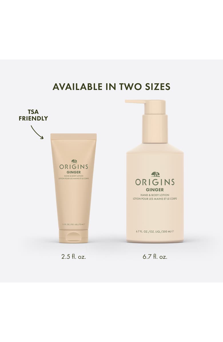 Origins Ginger Hand & Body Lotion, Alternate, color, 