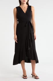 Sam Edelman Sleeveless Faux Wrap Dress