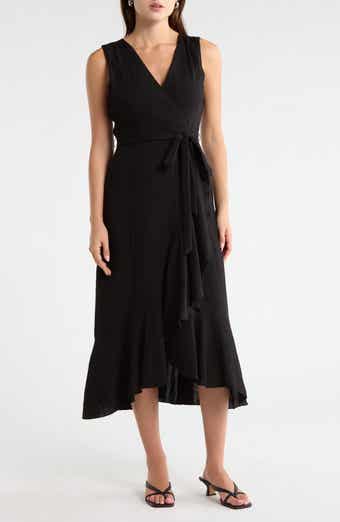 Sam Edelman Sleeveless Faux Wrap Dress