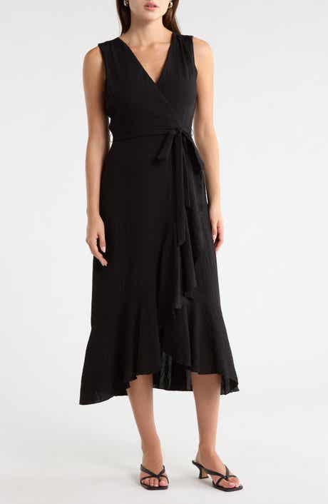Sam Edelman Sleeveless Faux Wrap Dress