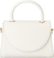 Olga Berg Sasha Faux Leather Top Handle Bag