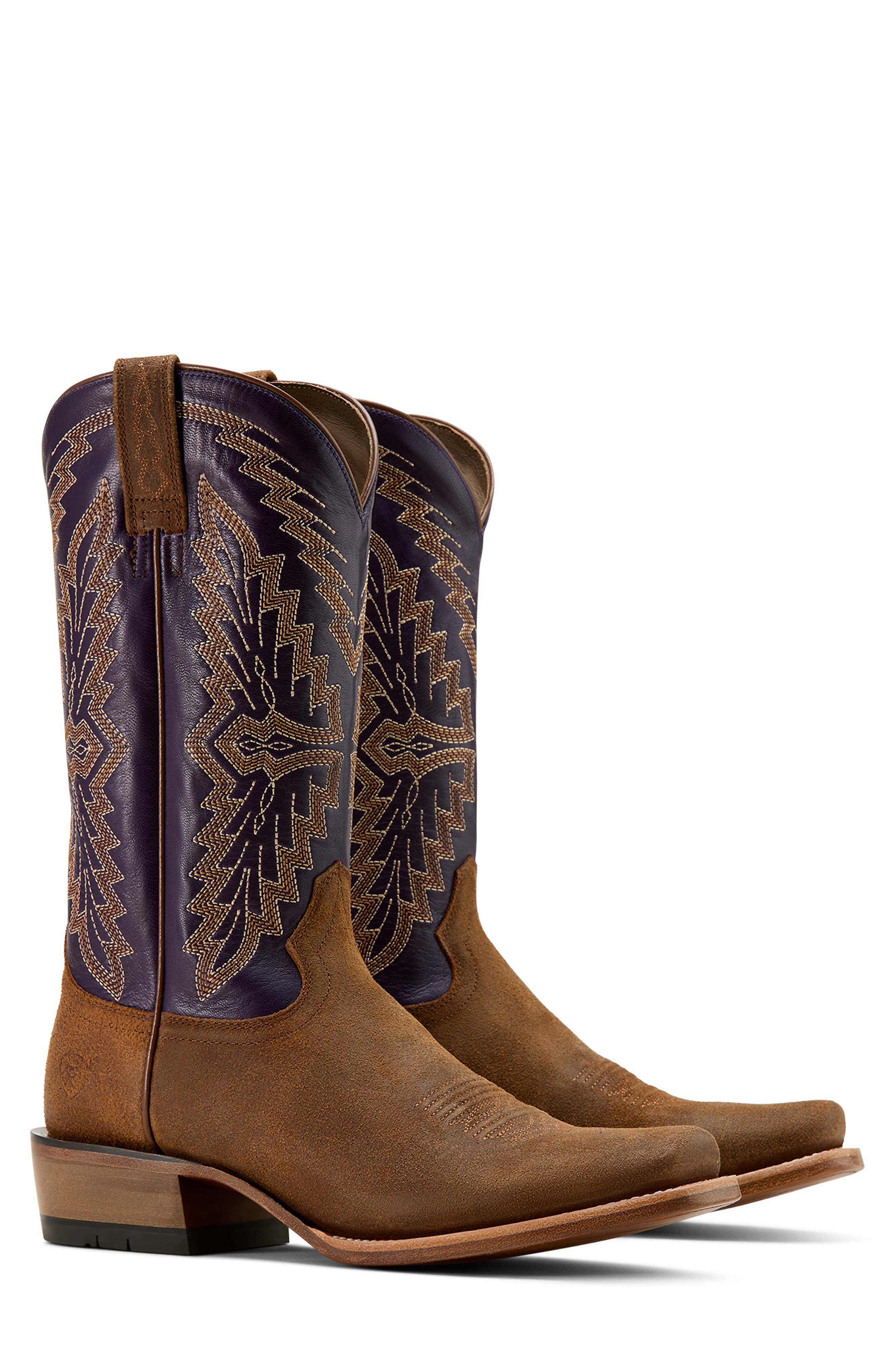 Ariat <p>Futurity Showman Leather Cowboy Boot (Men)</p>, Alternate, color, Brown