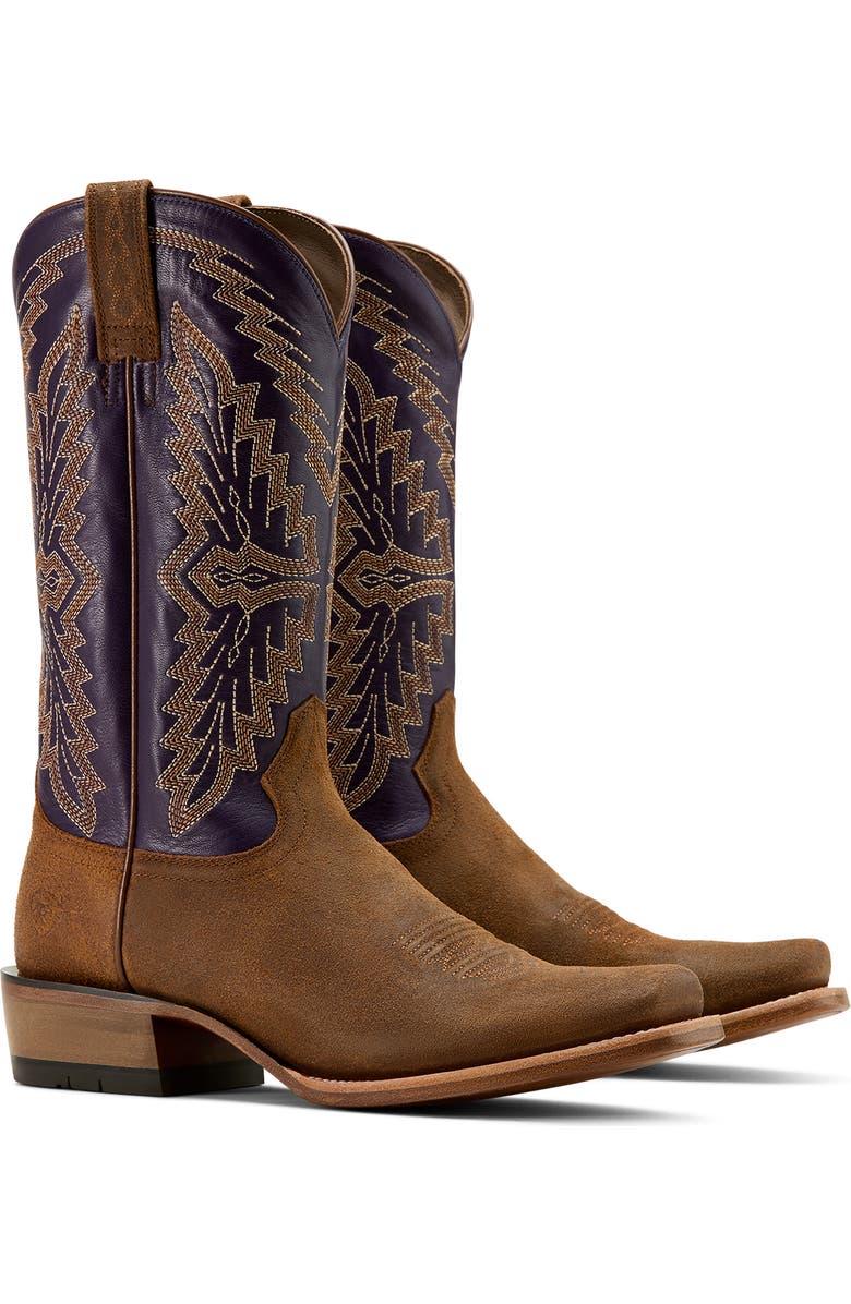 Ariat <p>Futurity Showman Leather Cowboy Boot (Men)</p>, Alternate, color, Brown