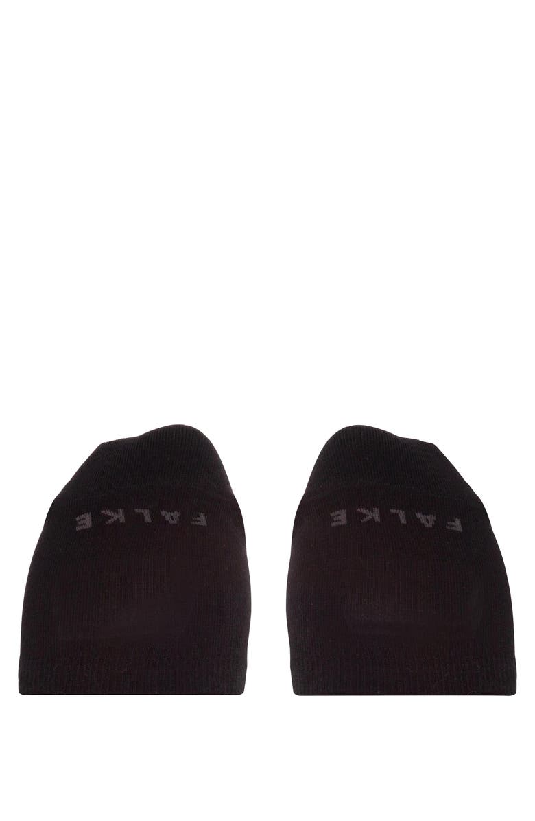 Falke Toe Sock No Show Socks, Alternate, color, Black