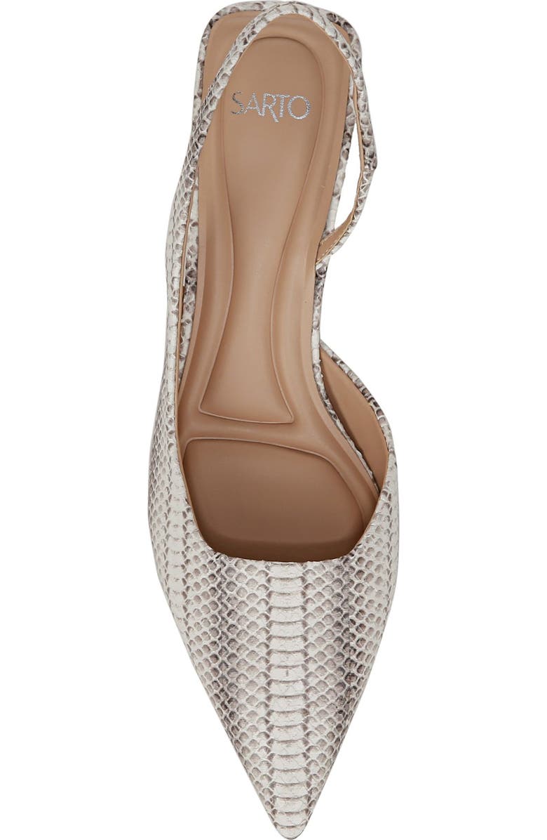 SARTO by Franco Sarto Devin Kitten Heel Slingback Pump, Alternate, color, Grey