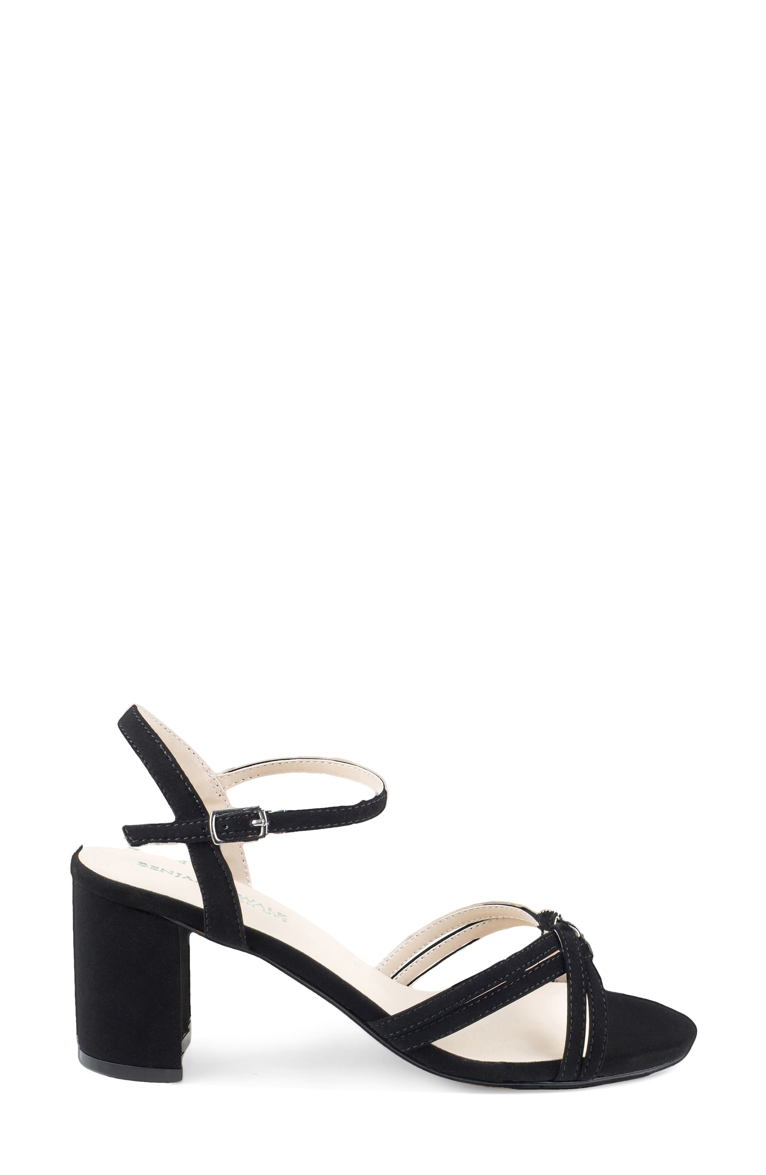 Touch Ups Elle Ankle Strap Sandal, Alternate, color, Black