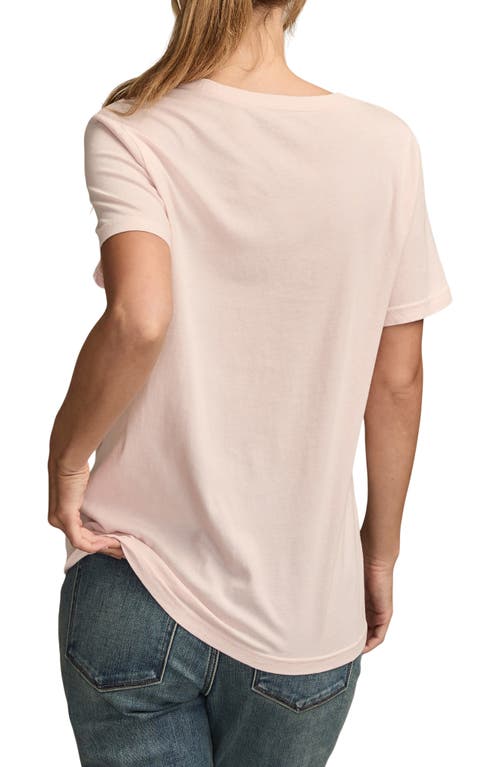 Lucky Brand Martini Time Graphic T-shirt In Pink