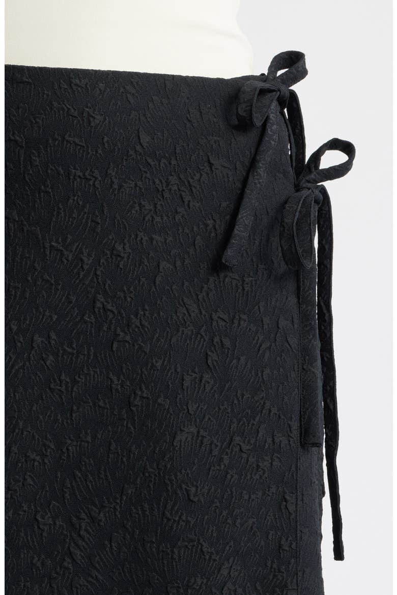 Tie Wrap Miniskirt, Alternate, color, METEORITE