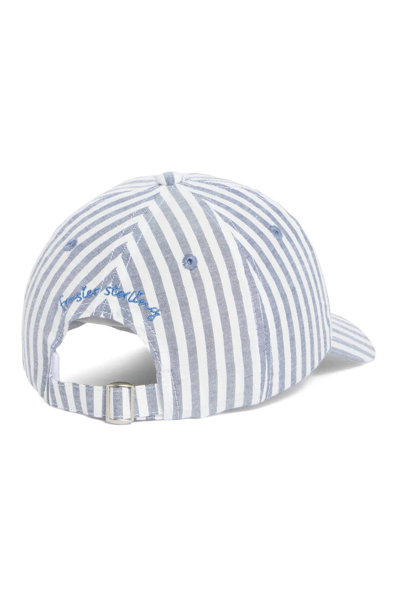 Low Tide Cotton Canvas Baseball Cap, Alternate, color, CLOUD SEERSUCKER