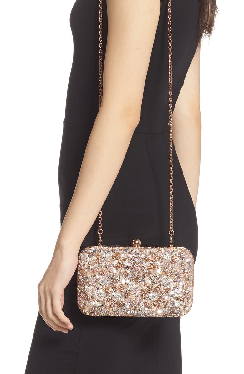 Rachel Parcell Embellished Clutch, Alternate, color,