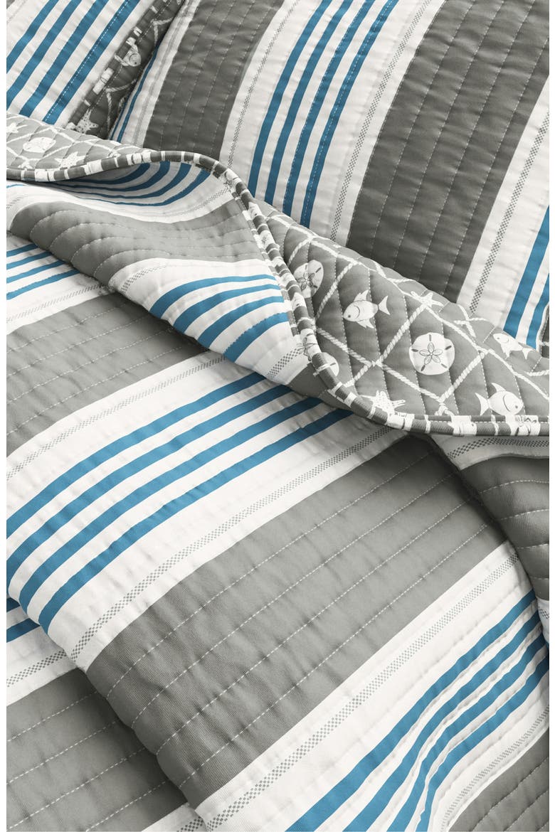 Stripe Coastal Quilt & Sham Set, Alternate, color, COASTAL STRIPE