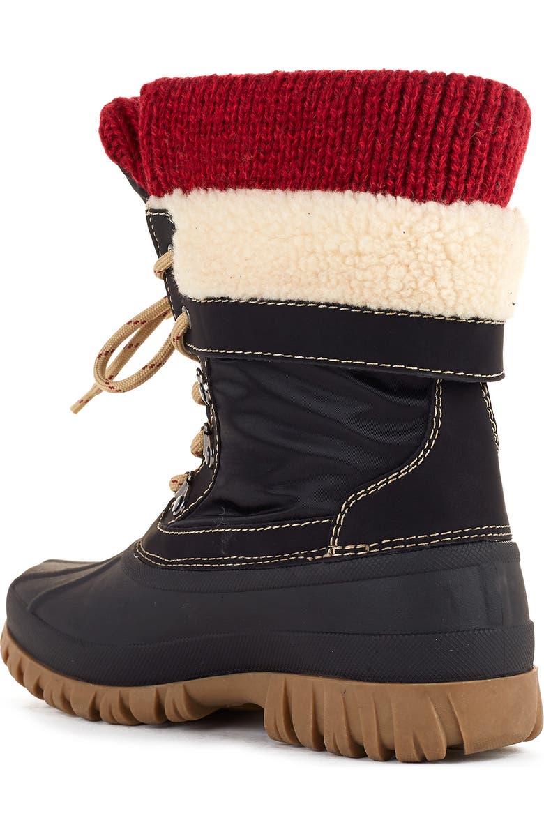 Cougar Creek Waterproof Faux Shearling Lined Snow Boot, Alternate, color,