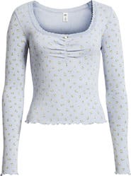 BP. Pointelle Long Sleeve T-Shirt