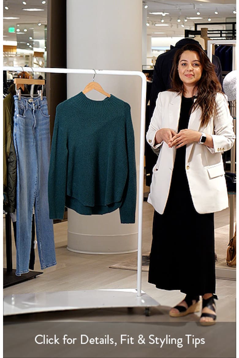 Shirttail Mock Neck Sweater video
