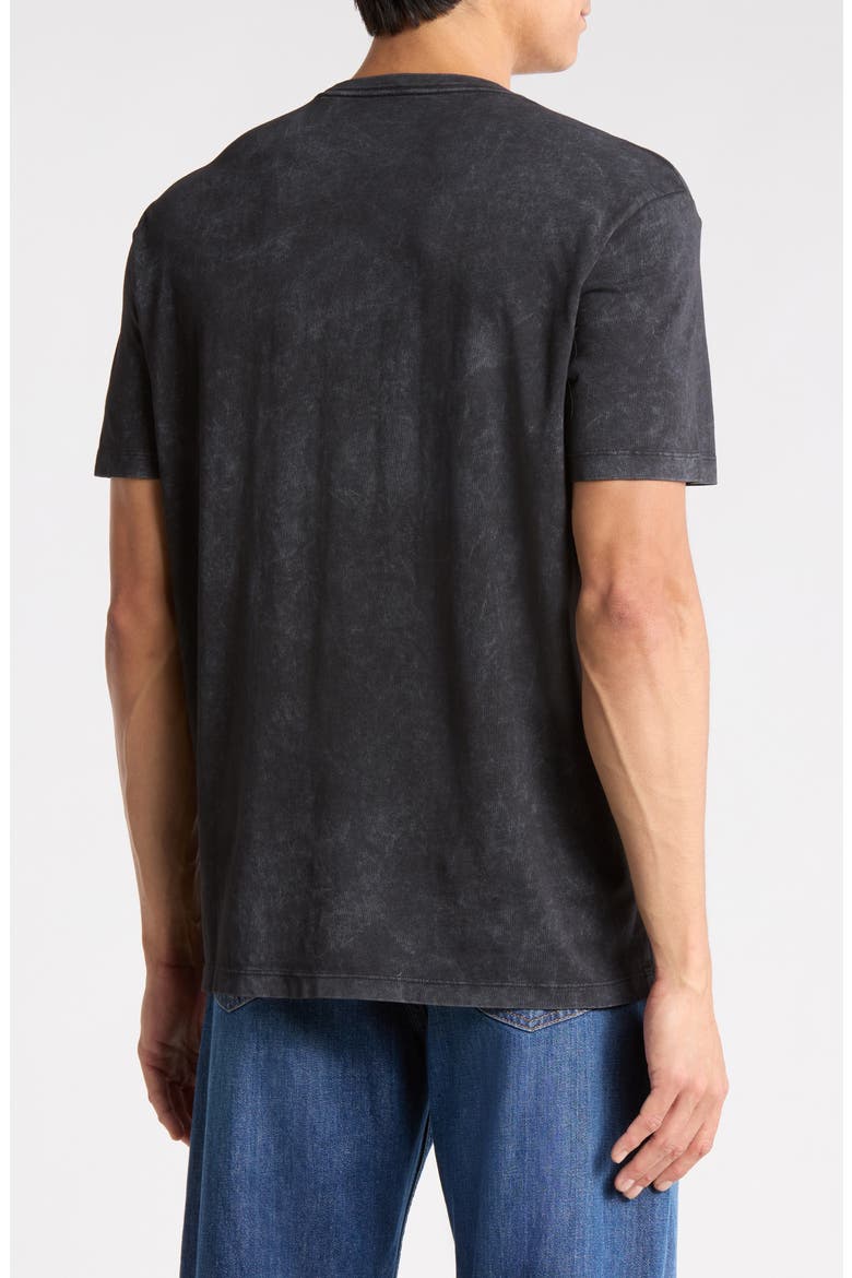 Acid Wash Graphic Tee, Main, color, BLACK