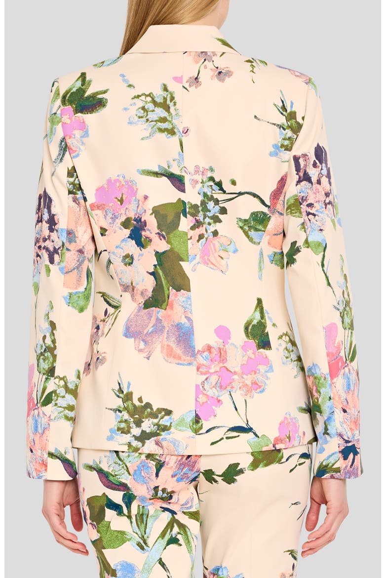 Floral Blazer, Alternate, color, SAND PEACH