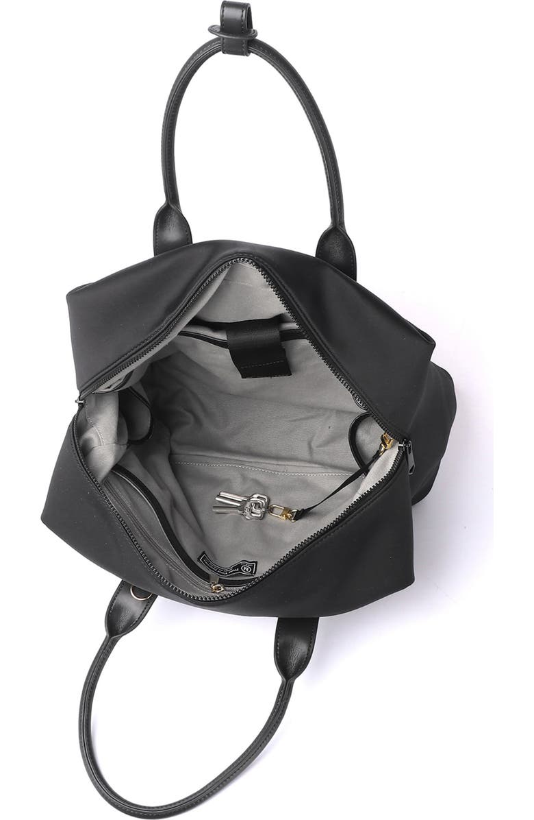 Lux and Nyx Origami Crossbody Handbag, Alternate, color, Black + Gold