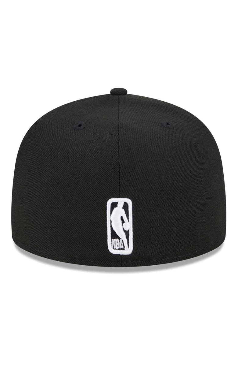 New Era Men's New Era Black Minnesota Timberwolves Evergreen 59FIFTY Fitted Hat, Alternate, color, 