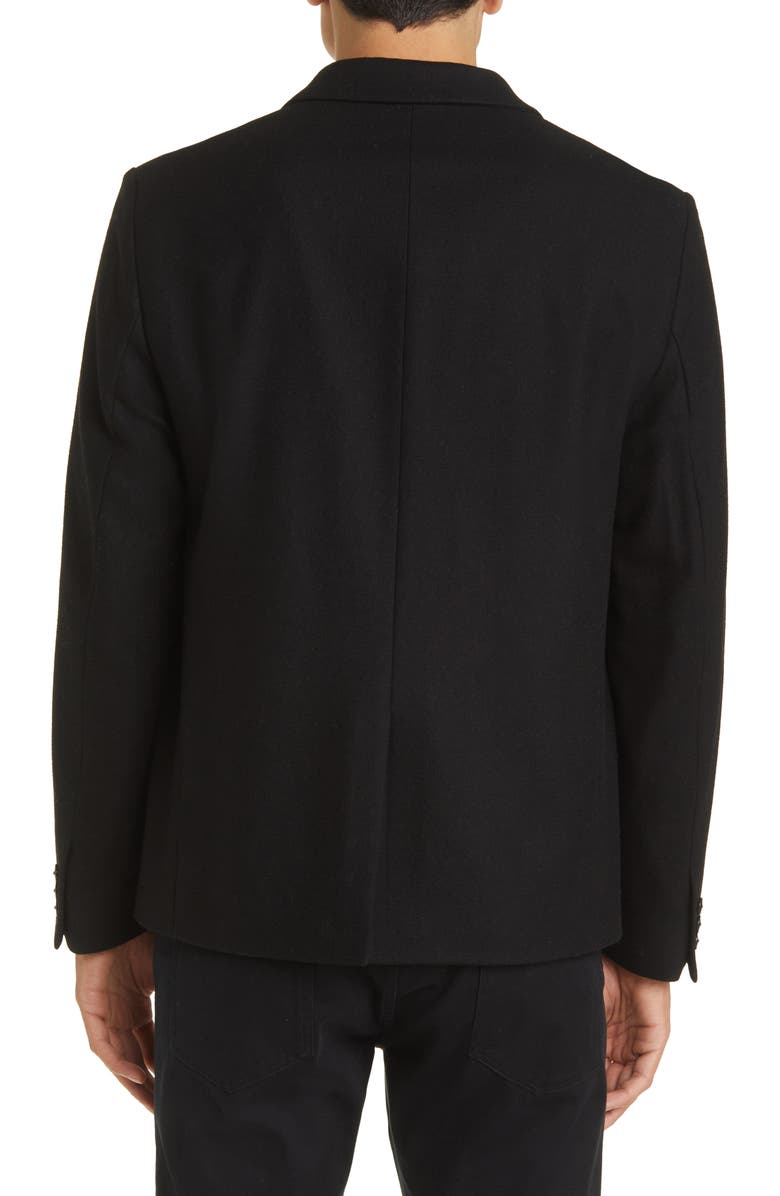 Ted Baker London Yarm Slim Fit Virgin Wool Flannel Blend Blazer, Alternate, color, 