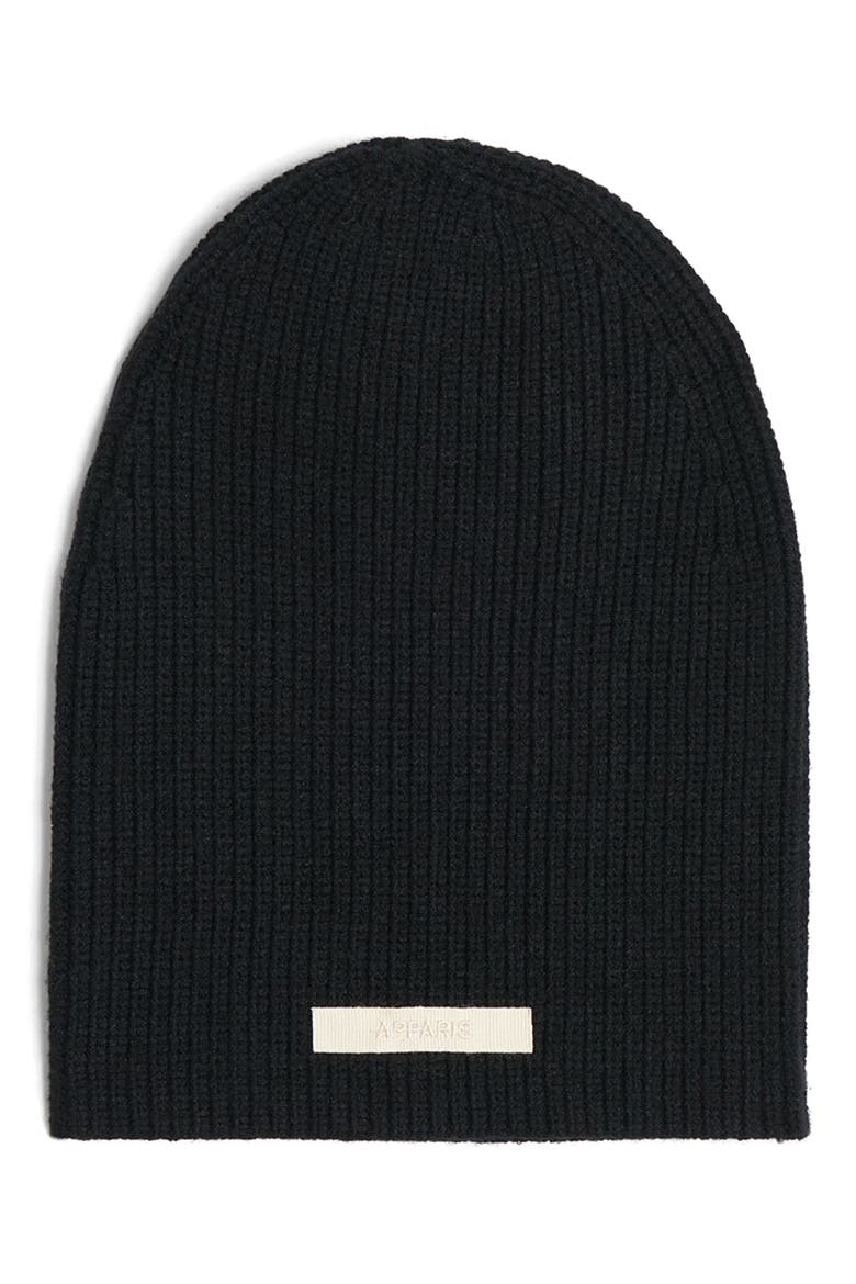 Cara Logo Patch Beanie, Main, color, NOIR