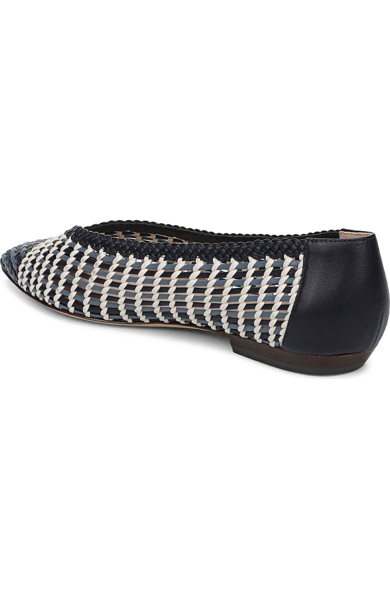 Veronica Beard Bancroft Woven Pointed Toe Flat, Alternate, color, Blue Multi-Dm