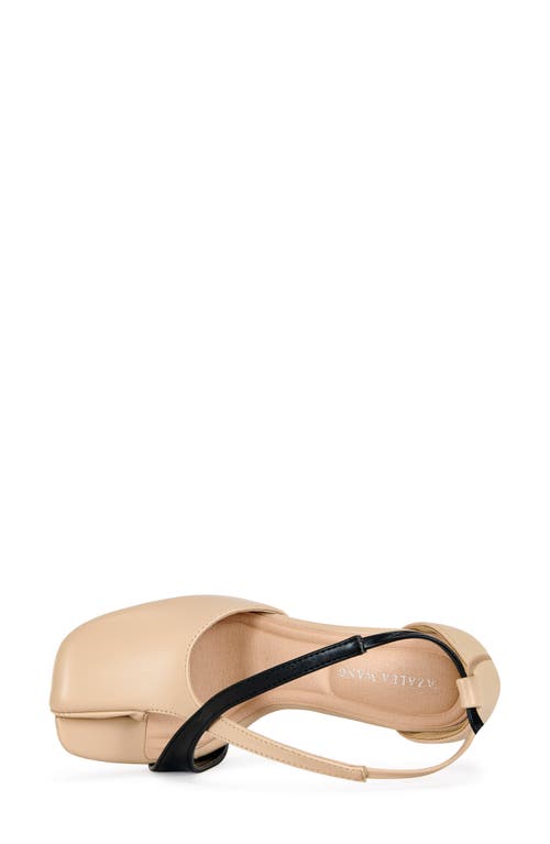 Azalea Wang Bosendo Ankle Wrap Sandal In Brown