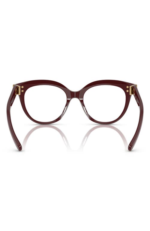 Tory Burch 51mm Phantos Optical Glasses In Red