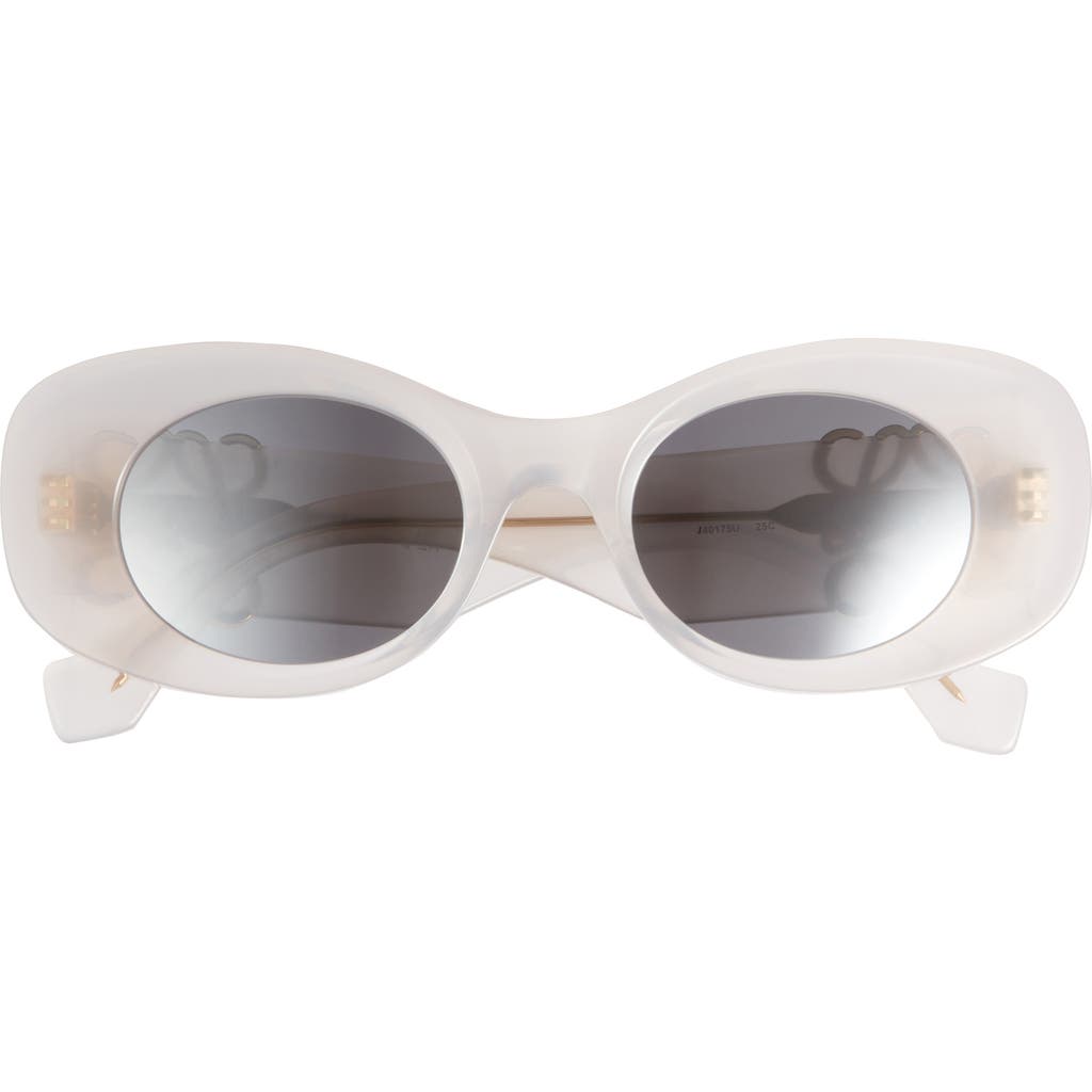 Loewe Anagram 49mm Small Rectangular Sunglasses