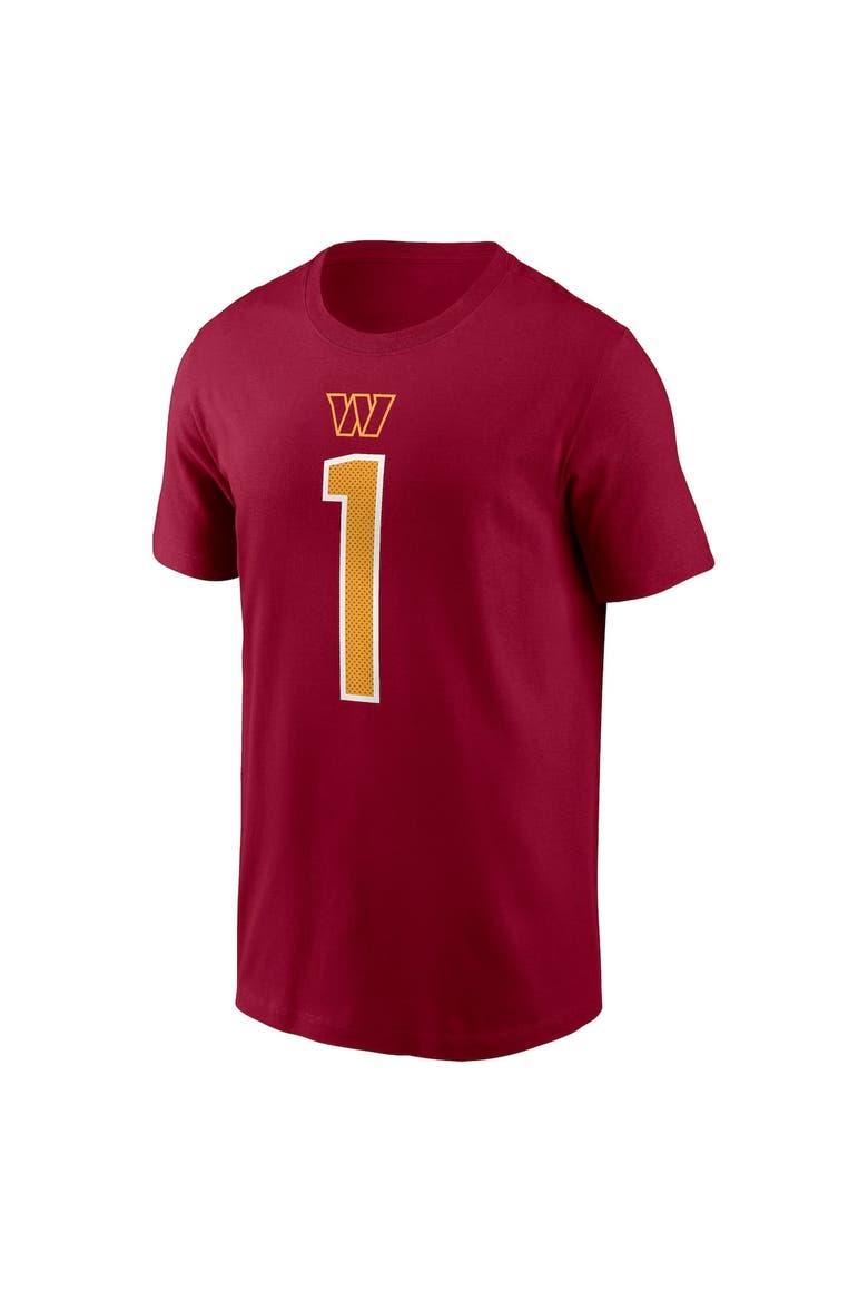Men's  Nike Deebo Samuel Sr Burgundy Washington Commanders Name & Number T-Shirt, Alternate, color, Burgundy